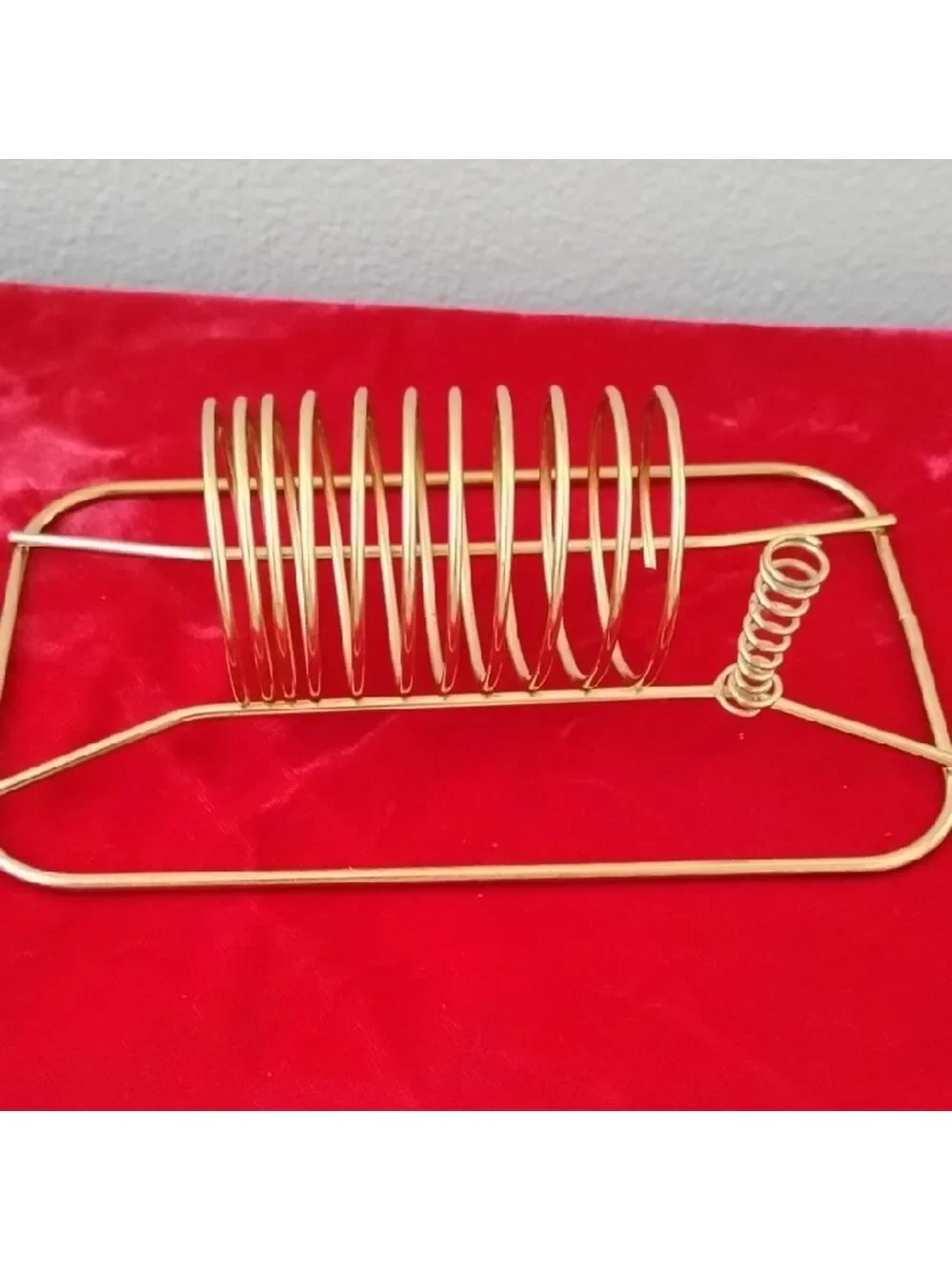 D- NWOT Elegant Gold Mail Holder